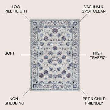 Modern Persian Vintage Moroccan Traditional Area Rug